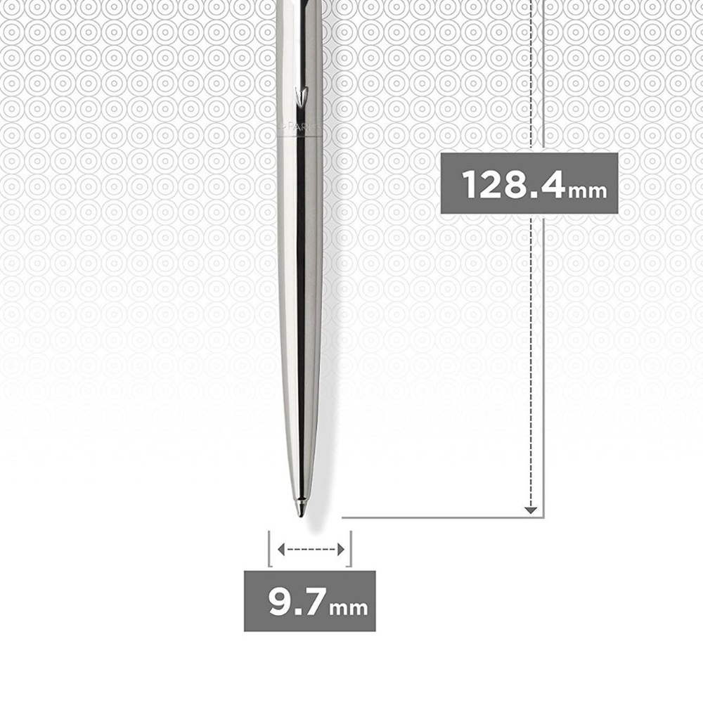 COPY - COPY - Parker Jotter Ballpoint Pen w/ Company Logo -Stainless Steel/Blue… - Picture 4 of 13